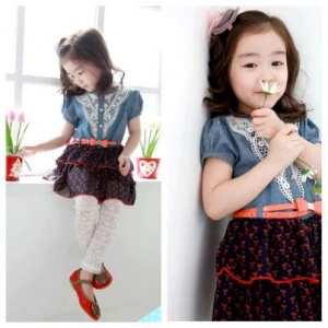 Sophie Dress (Plus Belt) Brand : Kidsmac